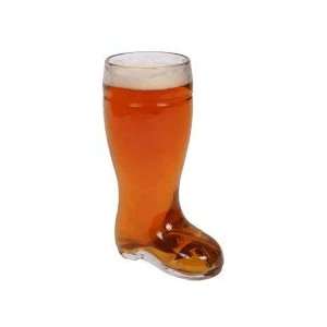   Custom Engraved German Glass Beer Boot 