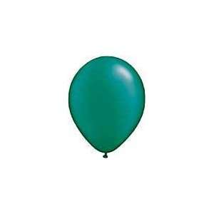  11 Pearl Emerald Green Balloons 