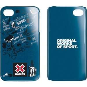   New Blue X Games Snap On Faceplate for iPhone 4   DQ2551 Electronics