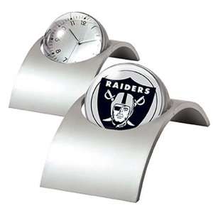 Oakland Raiders Spinning Clock 