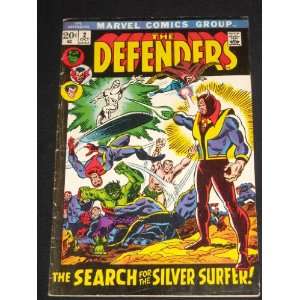  Defenders #2 Bronze Age Marvel Comic Book Silver Surfer 