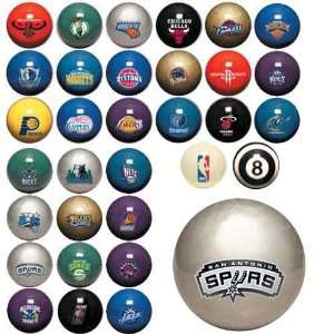 San Antonio Spurs NBA Billiard Balls 