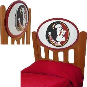   Florida State Seminoles Stained Headboard Full Size