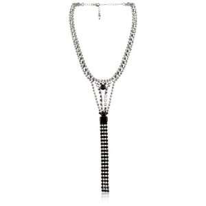  LK Designs Midnight Mist Crystal Dream Studded Necklace 