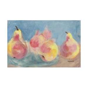   Pears artist Kuzminski, Carol Chrishawn Studios 12x8