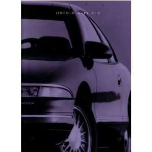  1993 LINCOLN MARK VII Sales Brochure Literature Book Automotive
