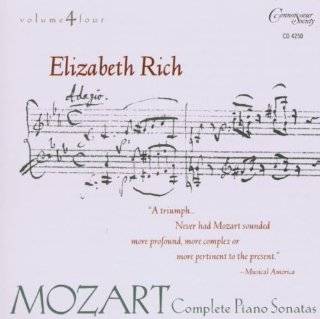16. Mozart Complete Piano Sonatas, Vol. 4 by Elizabeth Rich