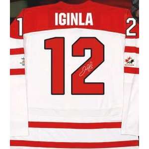  Jarome Iginla Signed Team Canada 2010 White Jersey Sports 