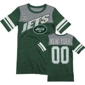  New York Jets Womens Fanatic Sporty Tri Blend T Shirt 