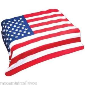  United States Flag Print Fleece Blanket 