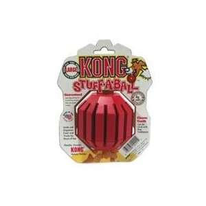  3 PACK KONG STUFF A BALL, Color RED (Catalog Category Dog 