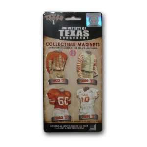  NCAA Texas State University Uniform Magnet Set (Pack of 4 