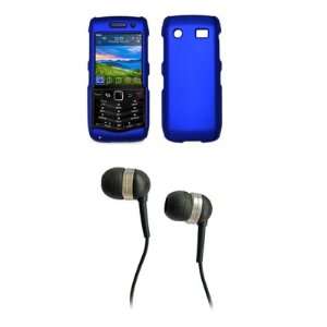  Blackberry Pearl 3G 9100 Premium Rubberized Blue Snap on 
