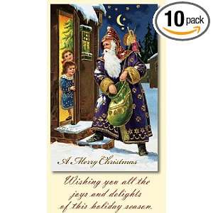 Old World Christmas Christmas Visitor Christmas Cards Pack of 10 Cards 