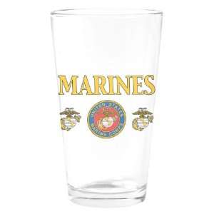   Glass Marines United States Marine Corps Seal 