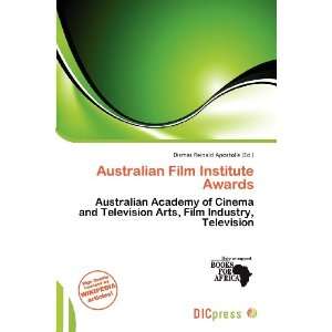  Australian Film Institute Awards (9786139503049) Dismas 