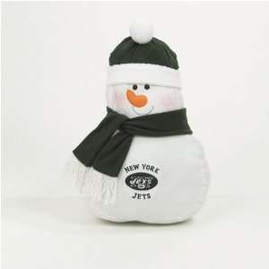  New York Jets 22 Plush Snowman Pillow   NFL Football 
