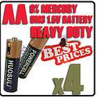 4x AA Single Use 1.5V Huosuli Heavy Duty Power cell 0% Mercury Battery 