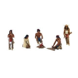 Life on the Frontier Plains Indian Playset Native American Figures 