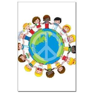  Global Children Peace Mini Poster Print by  