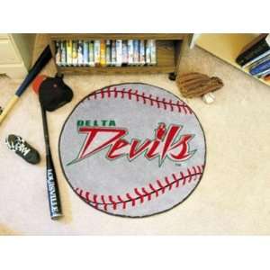  Mississippi Valley State MVSU Delta Devils Baseball Shaped 