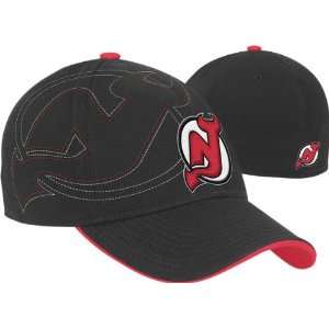 New Jersey Devils Big and Little Logo Flex Hat  Sports 