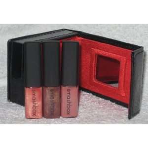 Smashbox Three (3) Mini Lip Gloss Set with Case with After 
