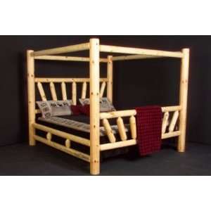  Viking Log Furniture Starburst Canopy Bed