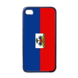  Haiti Flag Black Iphone 4   Iphone 4s Case Office 