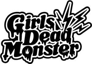 anime girls dead monster angel beats logo sticker decal  