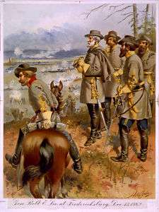 Civil War Gen. Robt E Lee at Fredericksburg Dec 1862  