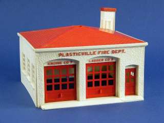Vintage Plasticville O Fire House Kit FH 4 w Box  
