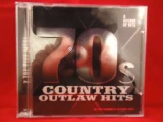 70s Country Outlaw Hits A Decade of Hits CD  