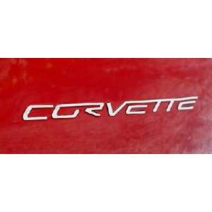 C6 Corvette Rear Stainless Steel Inserts   Letters
