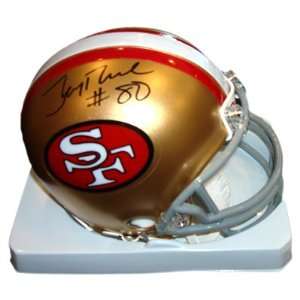 Jerry Rice Signed Mini Helmet San Francisco 49ers