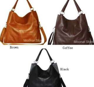 Lady PU Leather Handbag Cluth Shoulder Bag Tote  