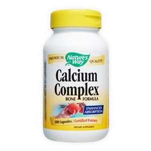  Calcium Complex bone formula 100 Capsules   Natures Way 