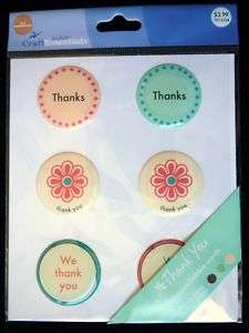 Embellishment Stickers~Adhesive Bubble Words~THANK YOU  