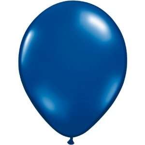  Qualatex Round Balloons   9 Sapphire Blue Health 