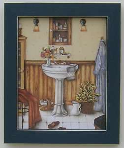 Bathroom Prints Mens Room Framed Country Picture Print  