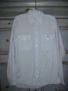 Lacoste light blue button down L/S shirt size 40  