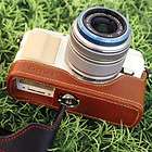 KAZA leather camera half case Olympus E P3 EP3 case  