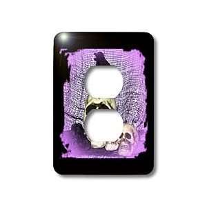   and Raven Skull with Raven   Light Switch Covers   2 plug outlet cover