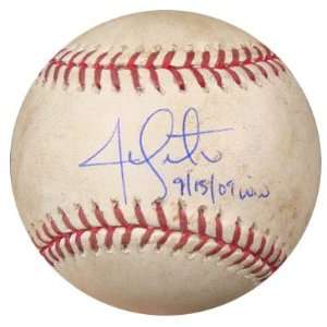   Lester Autographed Game Used MLB Baseball 9/13/09 Win PSA/DNA #K30676