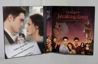Twilight Saga Breaking Dawn Part 1  1 inch Binder  