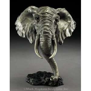  African Elephant Bronze Sculpture