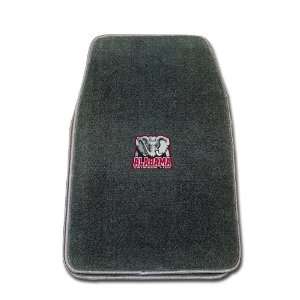  Smoke Universal Fit Front Two Piece Floormat with NCAA 