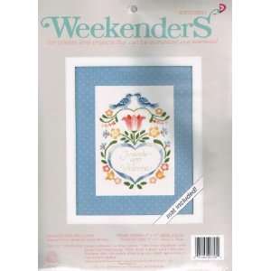  Friends Are Welcome Cross Stitch Kit Arts, Crafts 