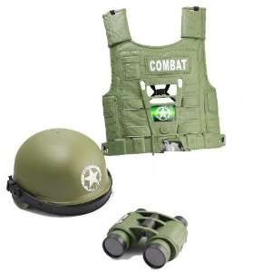   ADD ON kit Includes Helmet, Vest, zooming binoculars Toys & Games
