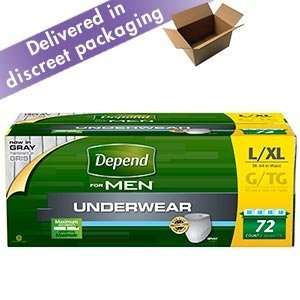  Depend® Protective Underwear Men Large / Extra Large 72 
